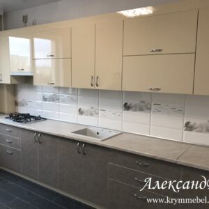 Кухня МДФ пластик PC 181 Кухни на заказ в Симферополе по низким ценам