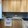 Кухня с фасадами под дерево с фурнитурой Блюм Кухня с фасадами под дерево с фурнитурой Блюм