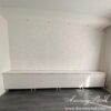 Белая тумба МДФ пленка во всю длину комнаты